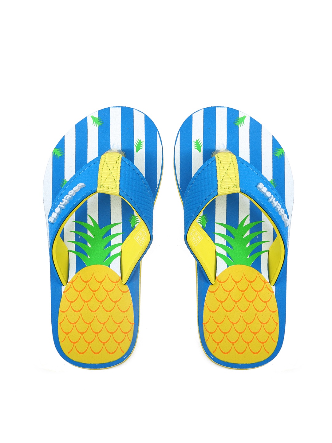 

Toothless Boys Blue & Yellow Printed Rubber Thong Flip-Flops