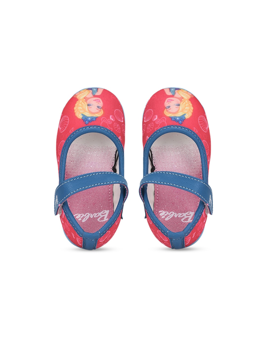 

toothless Girls Red Printed Ballerinas Flats