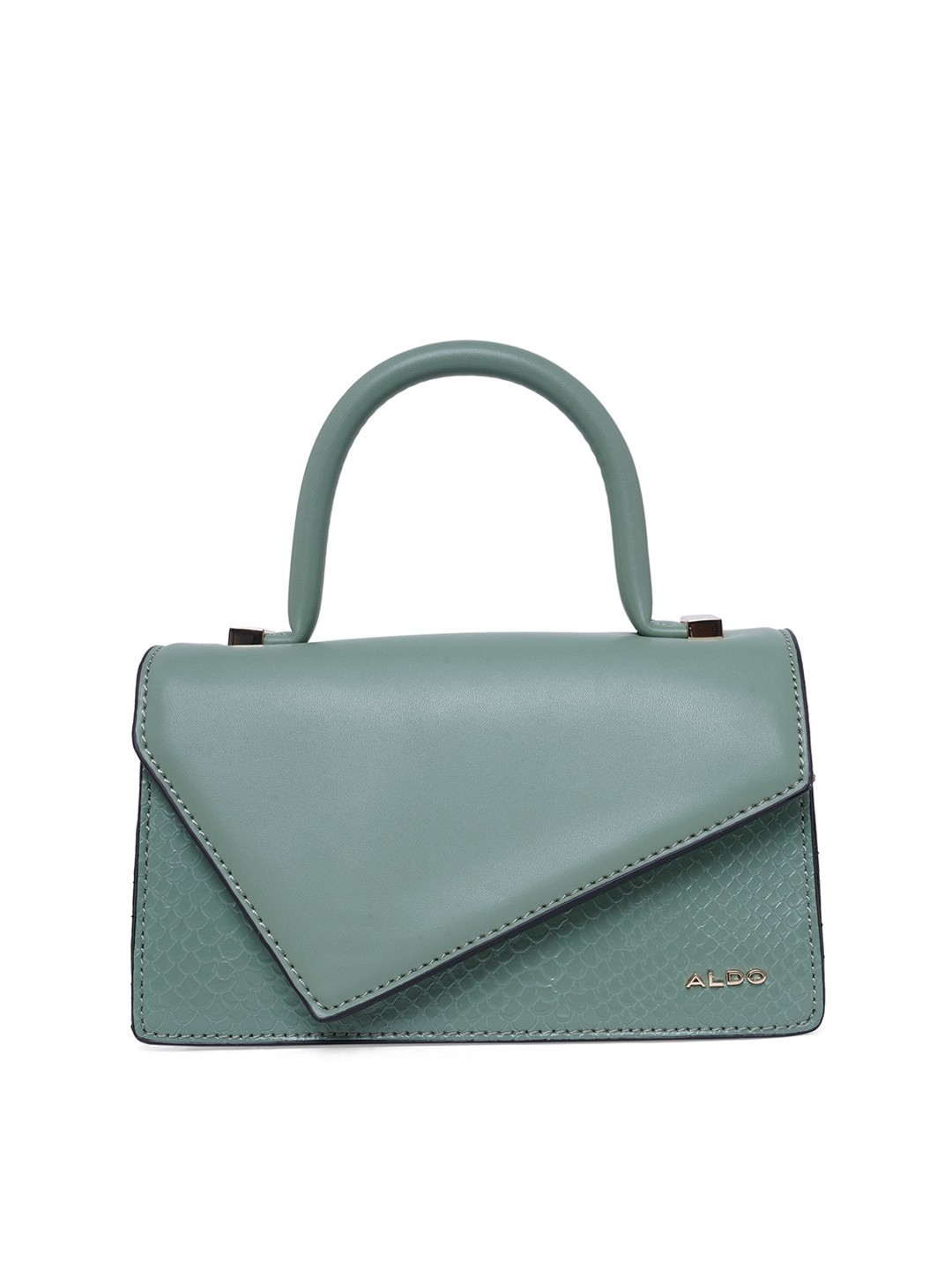 

ALDO Green PU Structured Satchel