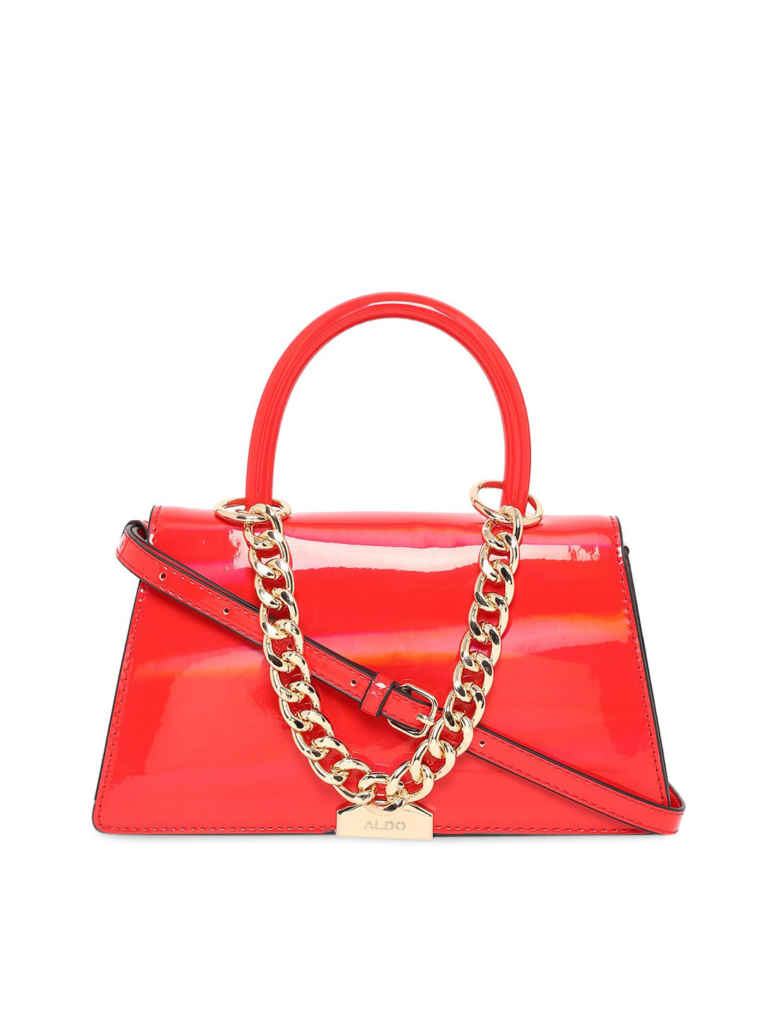 

ALDO Women Coral Structured Tote Hand Bag