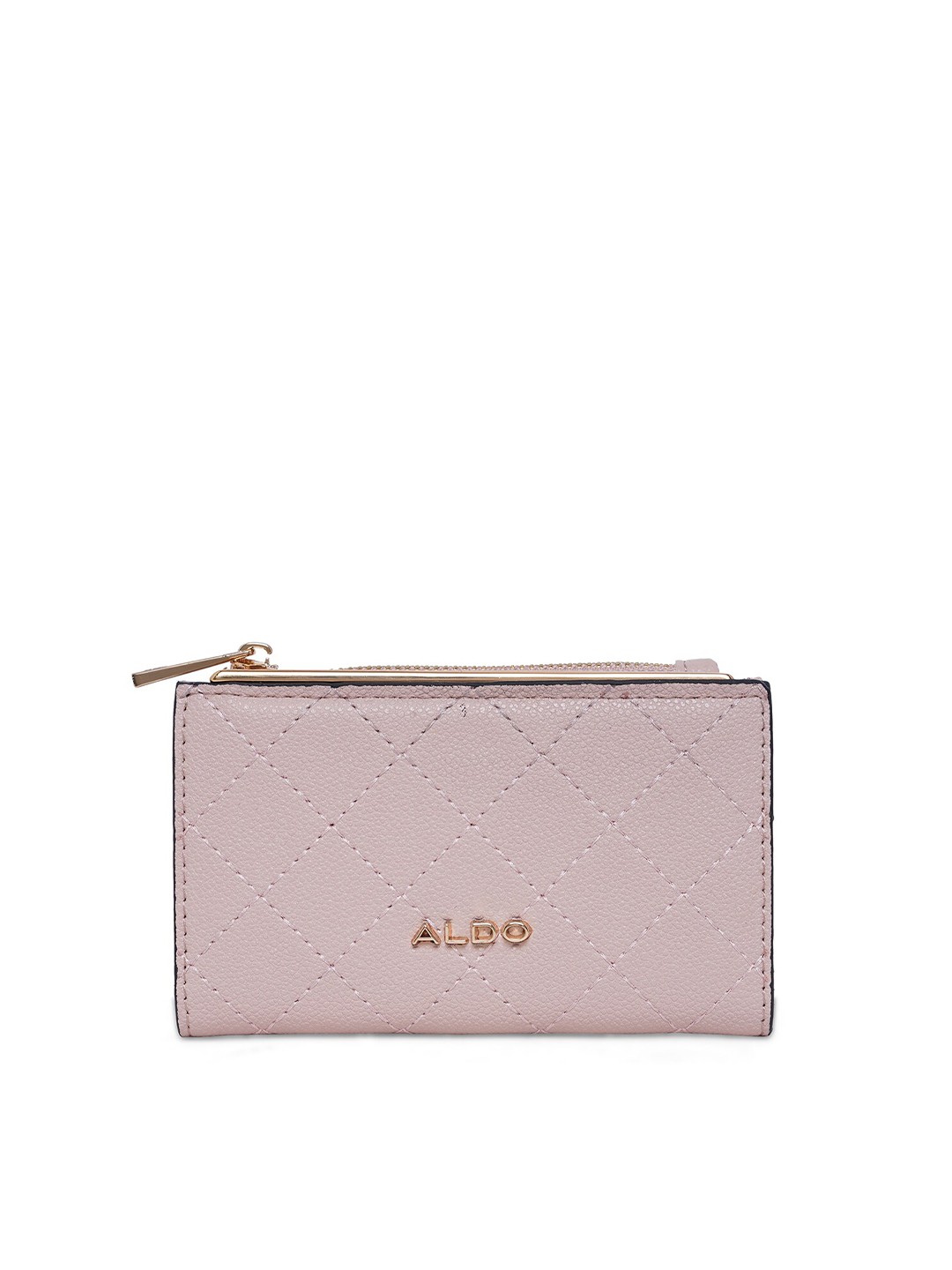 

ALDO Women Pink PU Two Fold Wallet