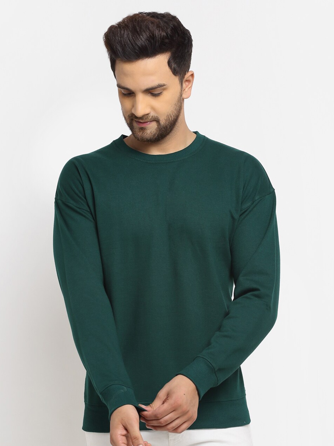 

Club York Men Green Sweatshirt