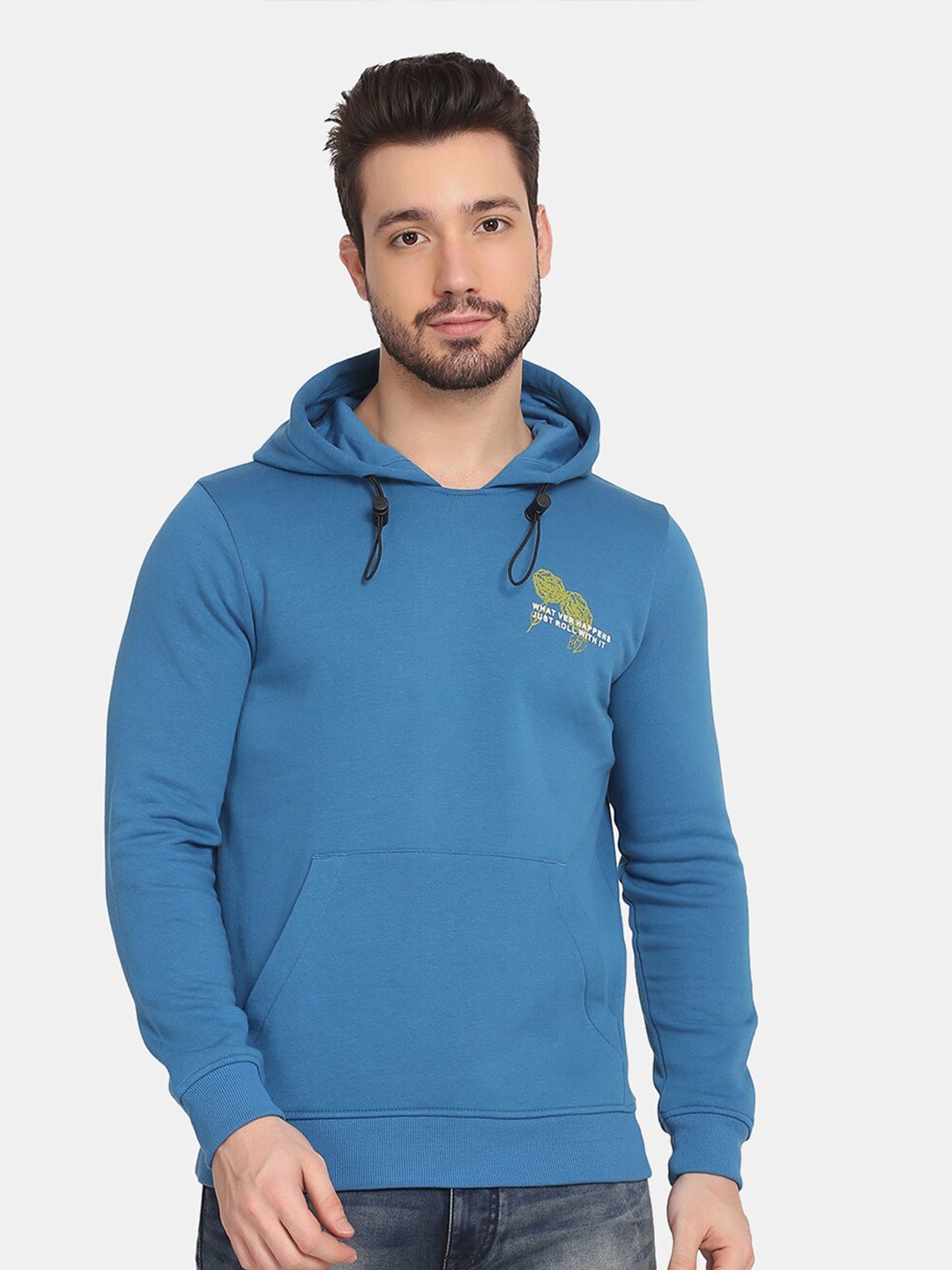 

Blackberrys Men Blue Solid Sweatshirt