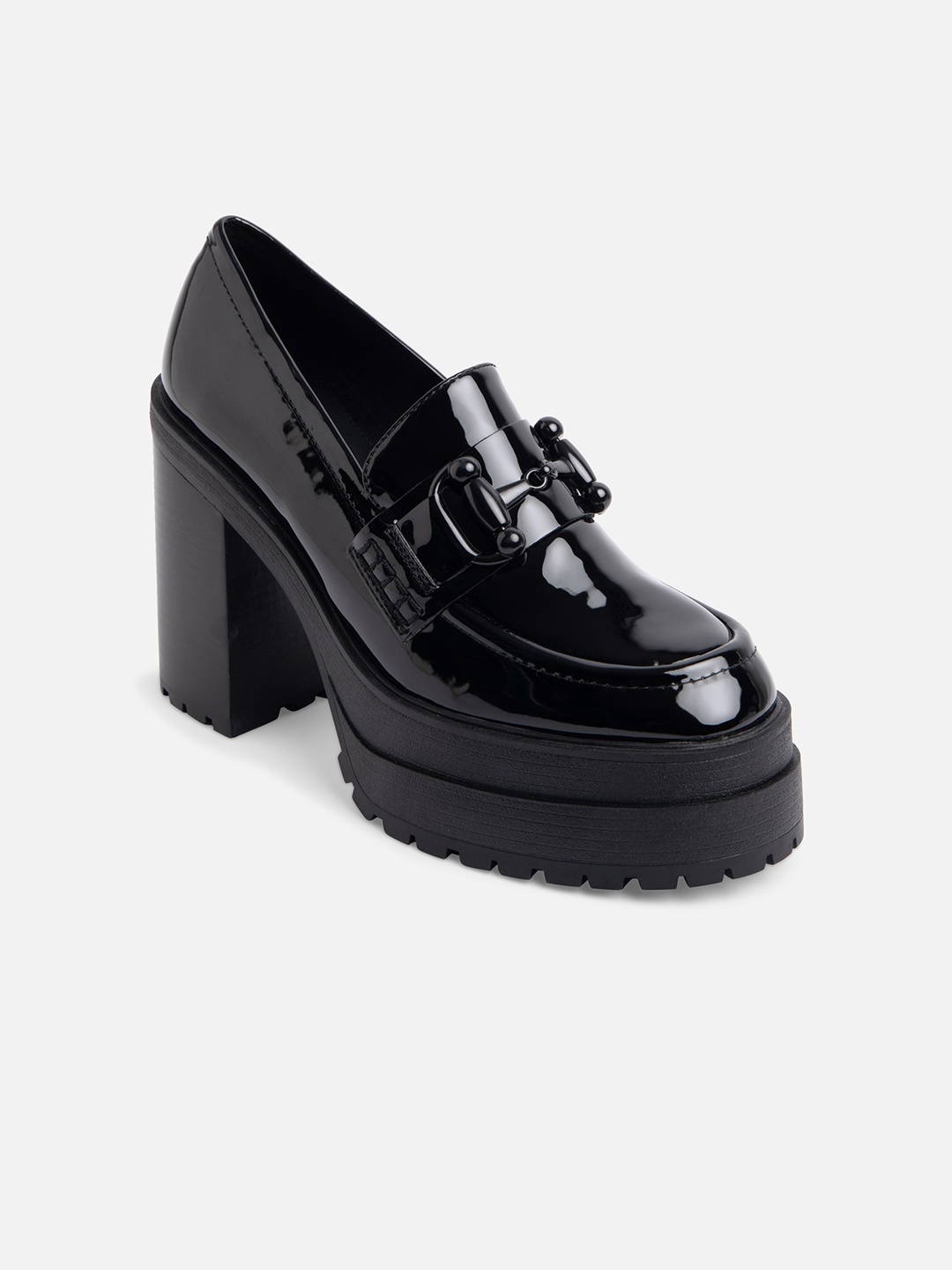 

ALDO Women Black Heeled Loafers