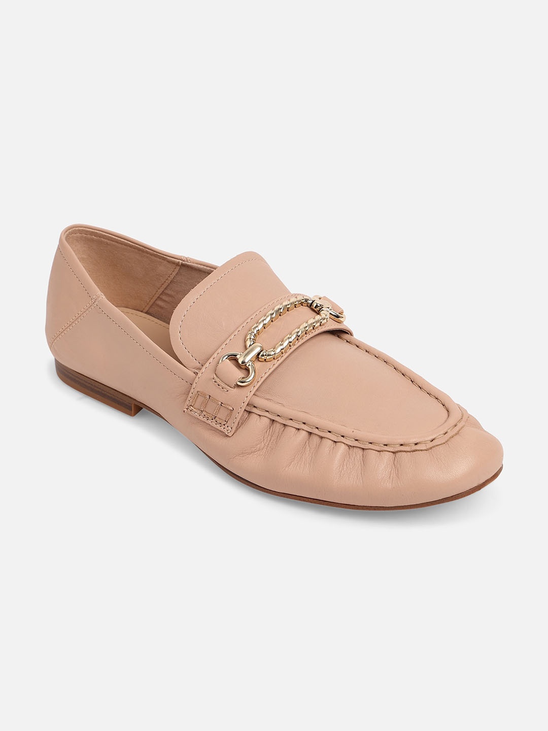 

ALDO Women Off White Leather Loafers