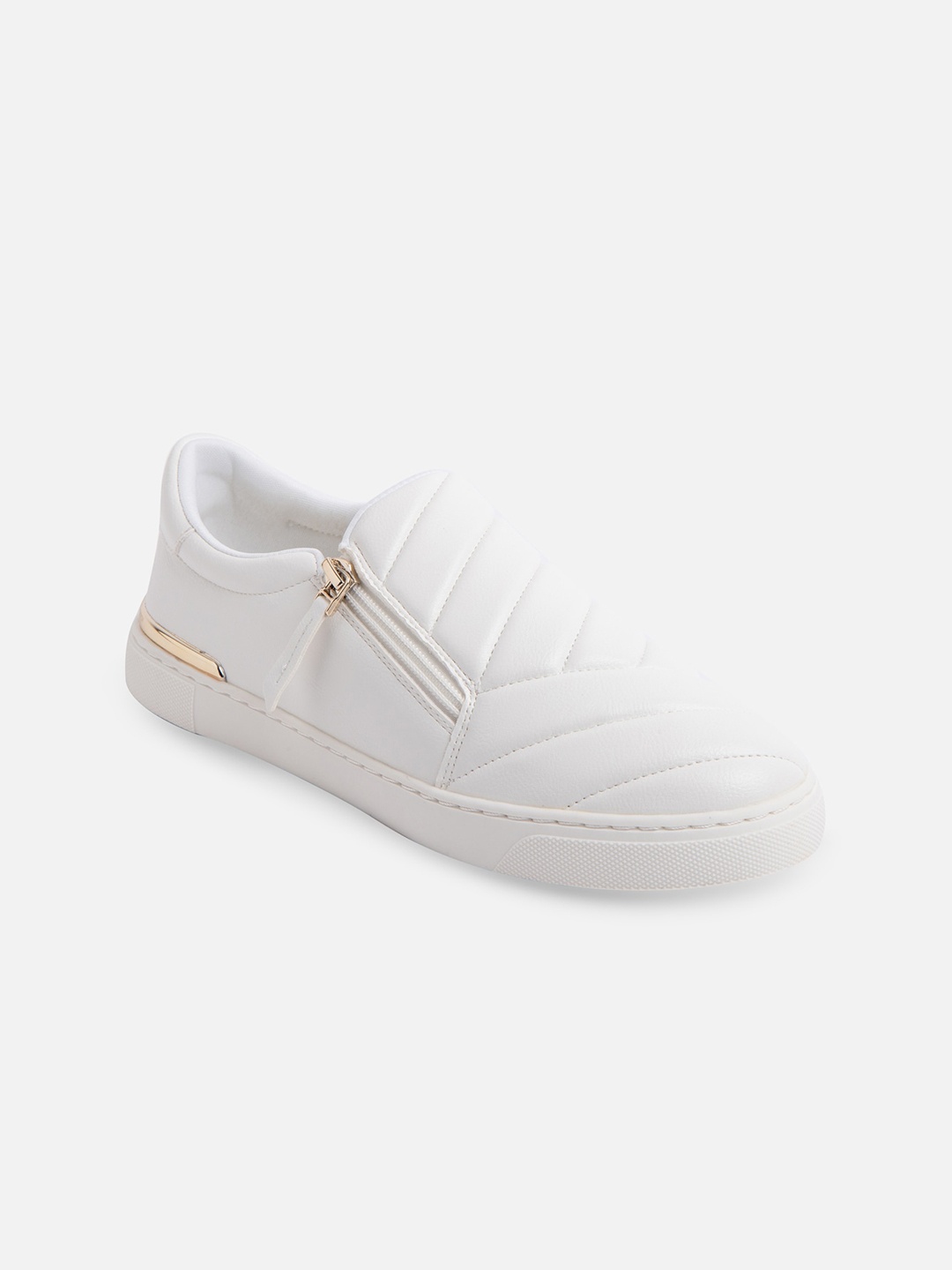 

ALDO Women White Solid Sneakers