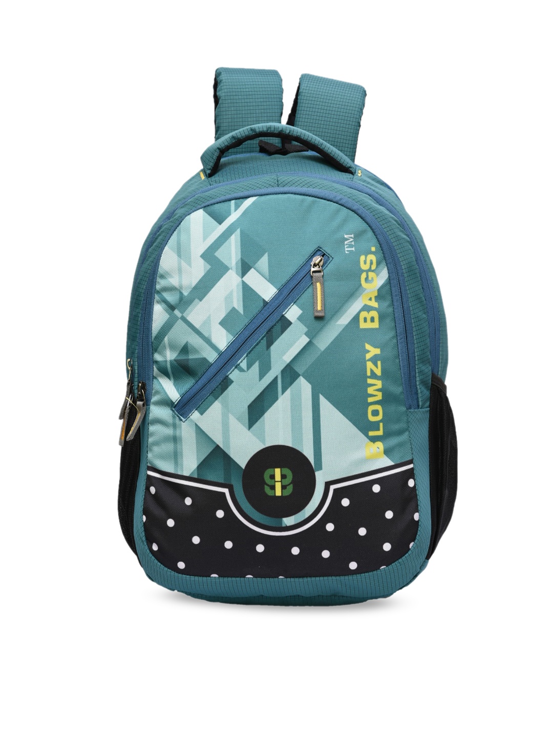 

Blowzy Bags Unisex Blue & Black Graphic Backpack
