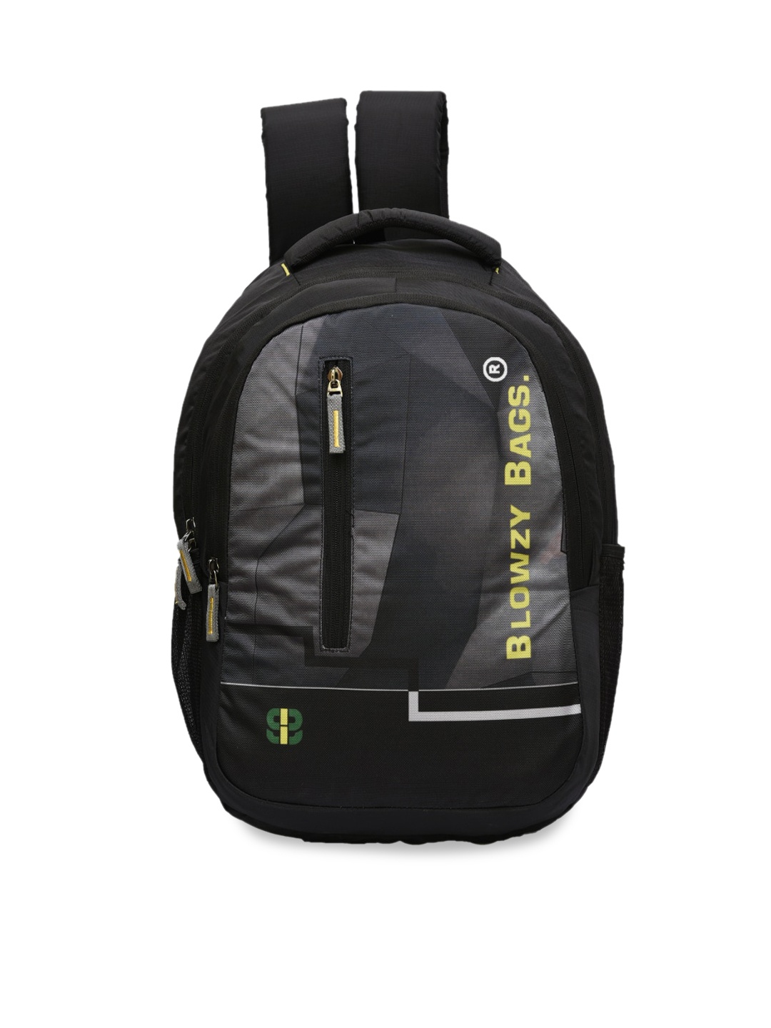 

Blowzy Bags Unisex Black & Yellow Backpack