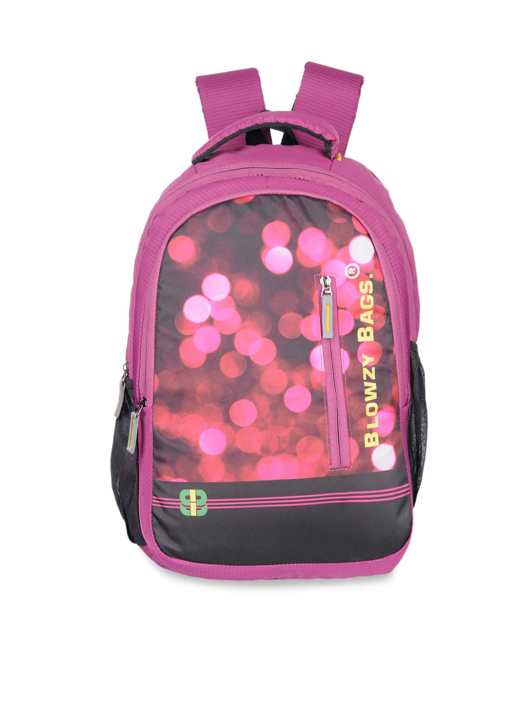 

Blowzy Bags Unisex Pink & Black Graphic Backpack