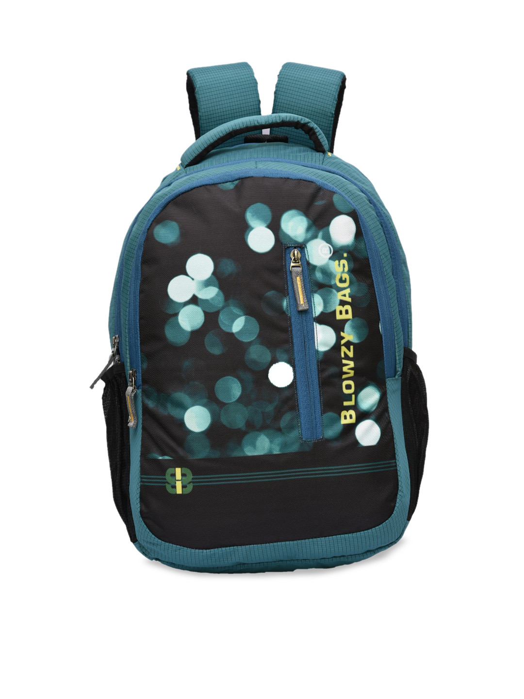 

Blowzy Bags Unisex Blue & Black Graphic Backpack