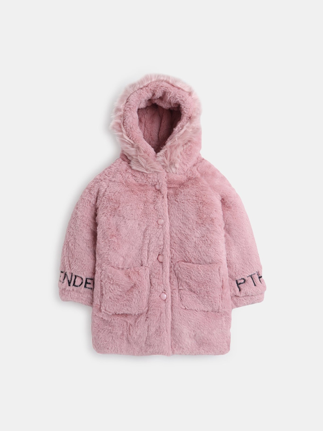 

Hopscotch Girls Pink Printed Coats