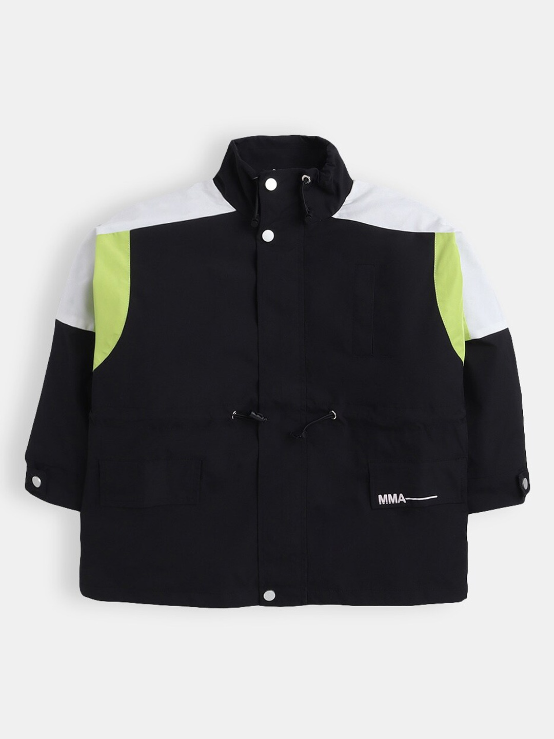 

Hopscotch Girls Black Colourblocked Tailored Jacket