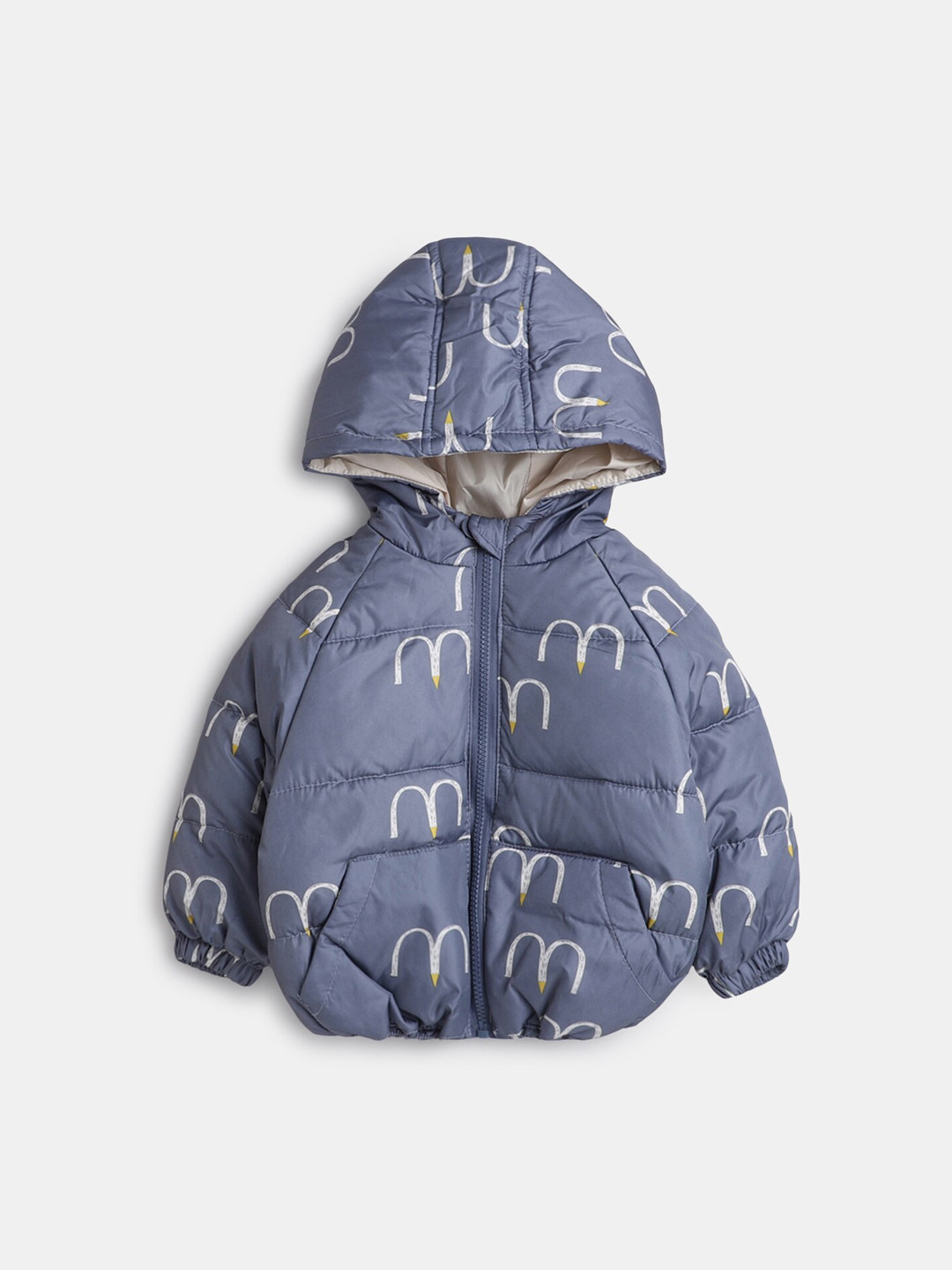 

Hopscotch Boys Blue Longline Padded Jacket