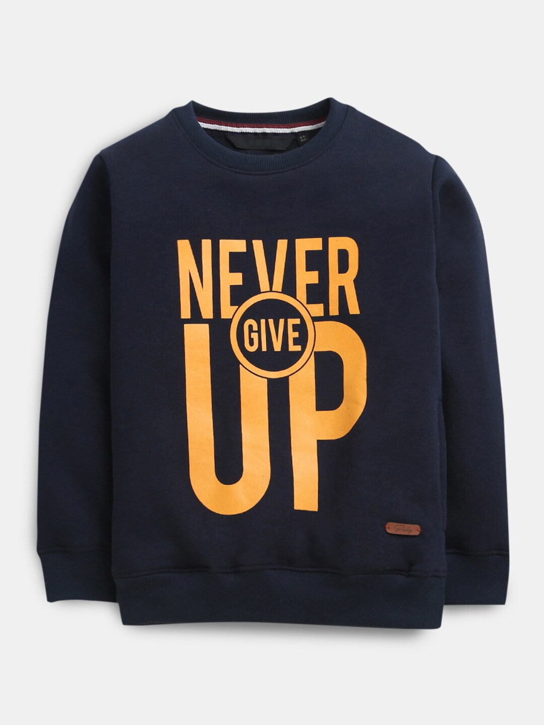 

Hopscotch Boys Navy Blue Printed Sweatshirt