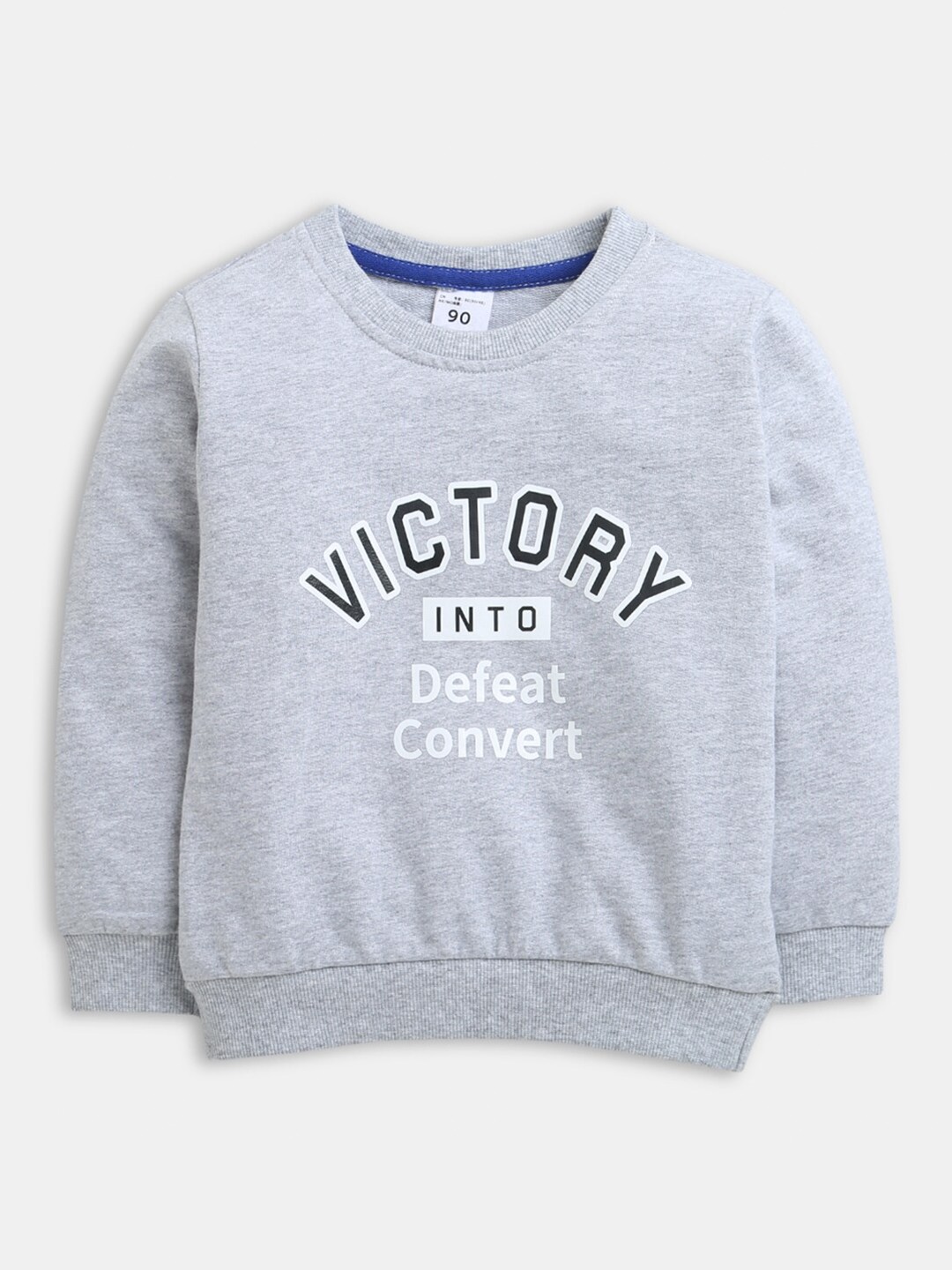 

Hopscotch Boys Grey Printed Sweatshirt