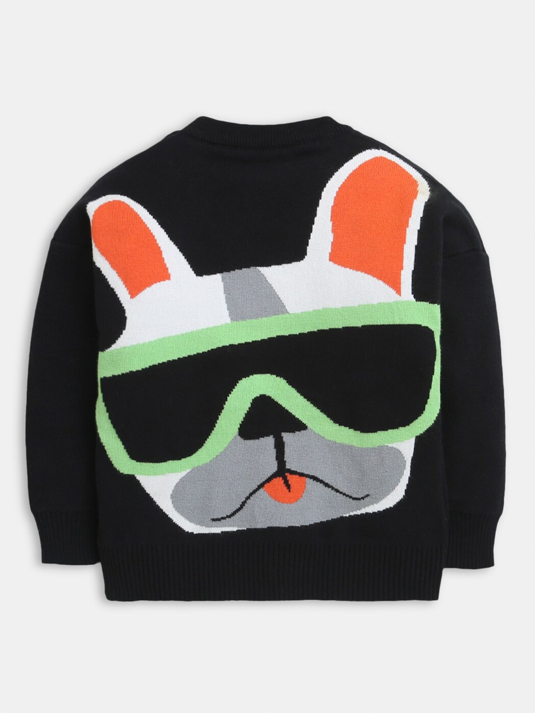 

Hopscotch Boys Black Printed Sweatshirt