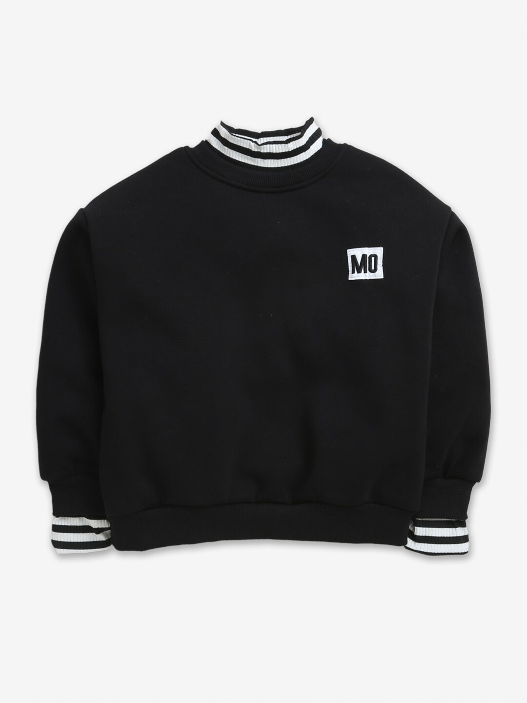 

Hopscotch Boys Black Printed Sweatshirt