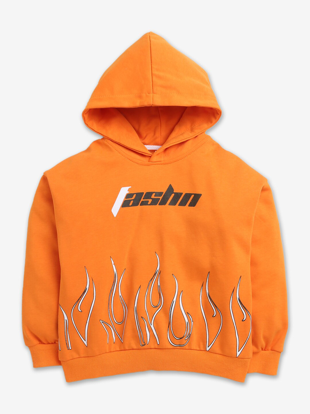 

Hopscotch Boys Orange Hooded Sweatshirt