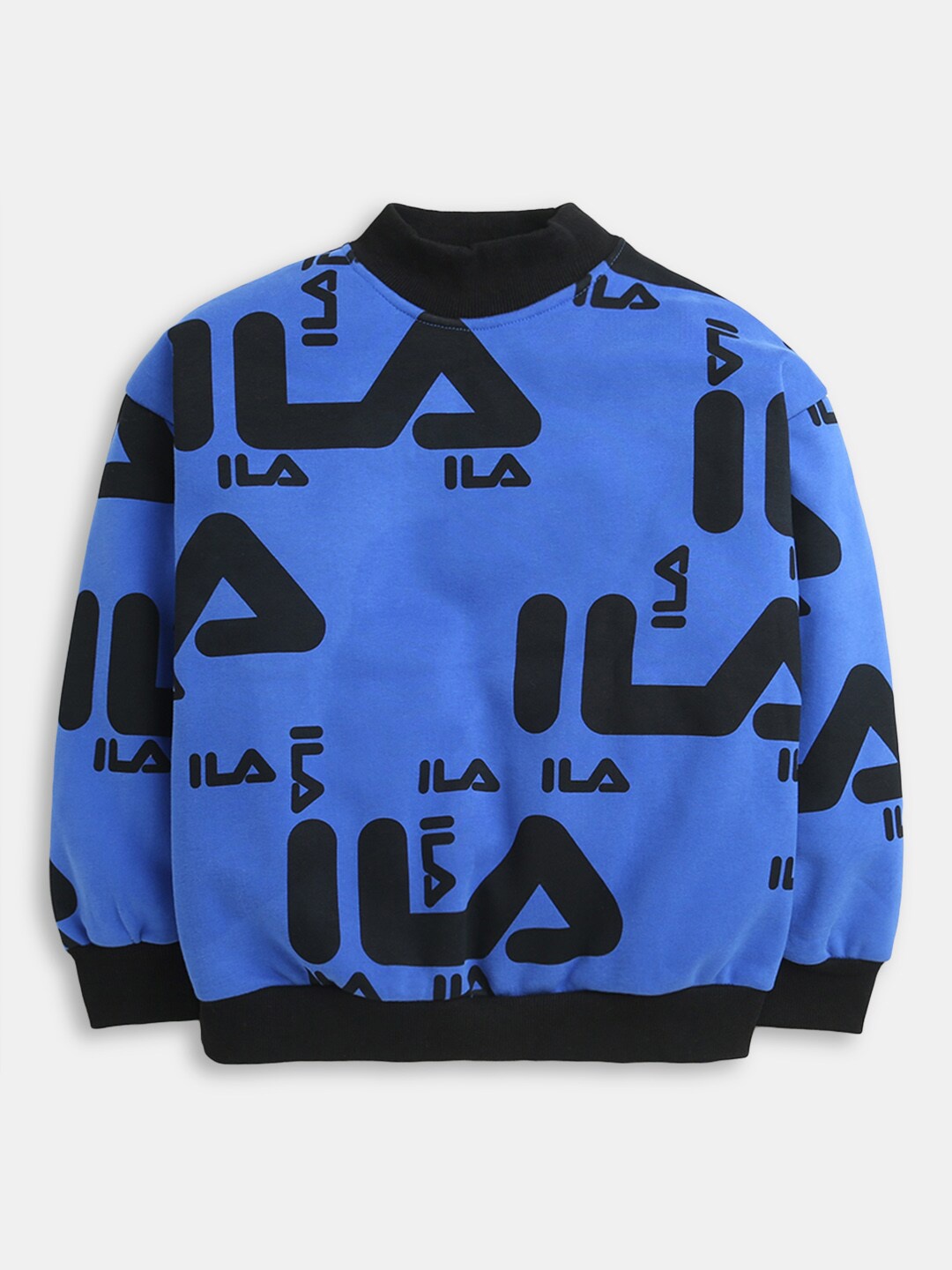

Hopscotch Boys Blue Printed Sweatshirt