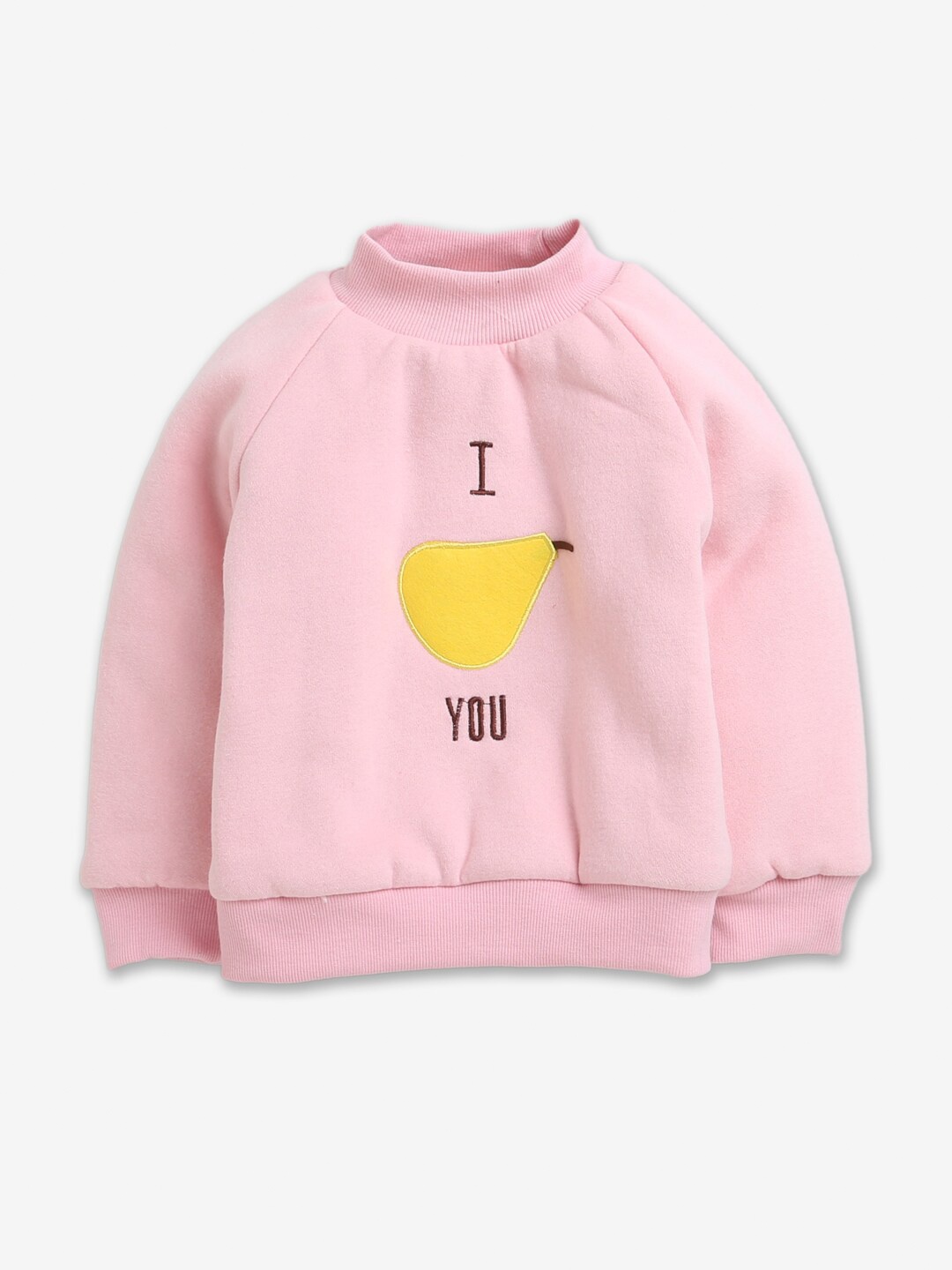

Hopscotch Girls Pink Text Print Full-Sleeve Sweatshirt