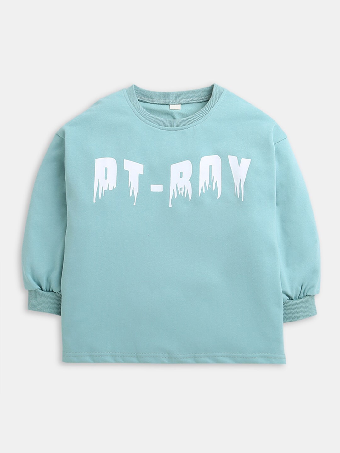 

Hopscotch Boys Blue Printed Sweatshirt