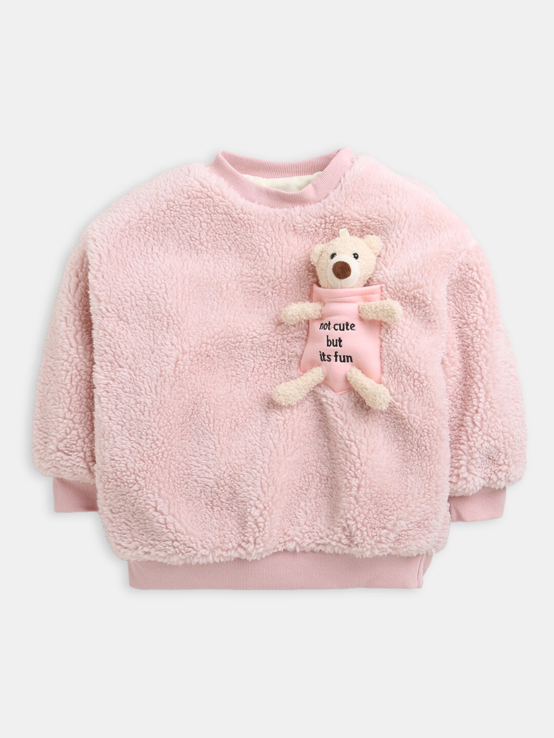 

Hopscotch Girls Pink Embellished Sweatshirt