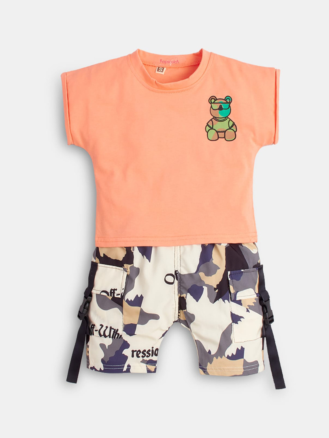 

Hopscotch Boys Orange Clothing Set