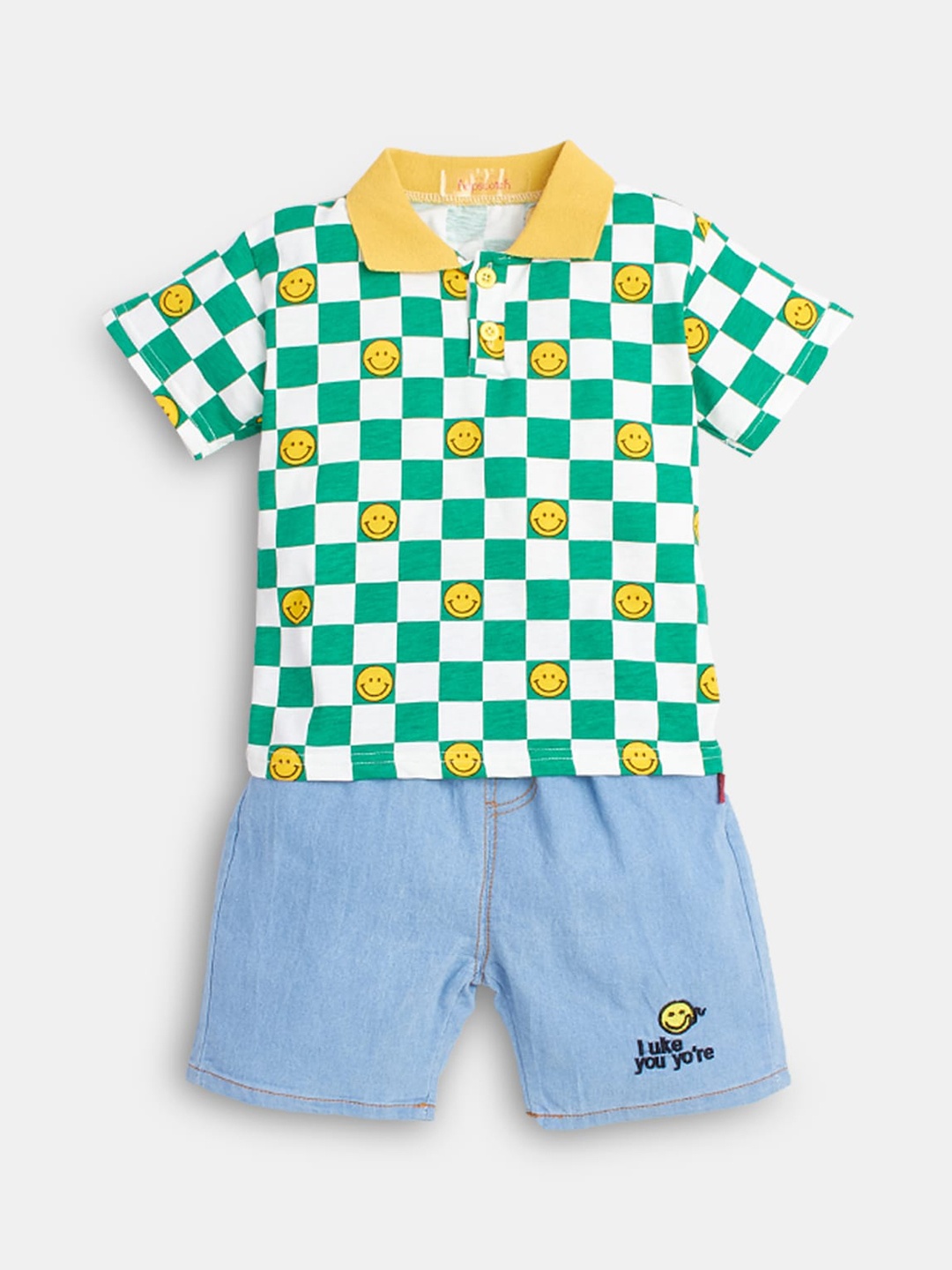 

Hopscotch Boys Green Clothing Set