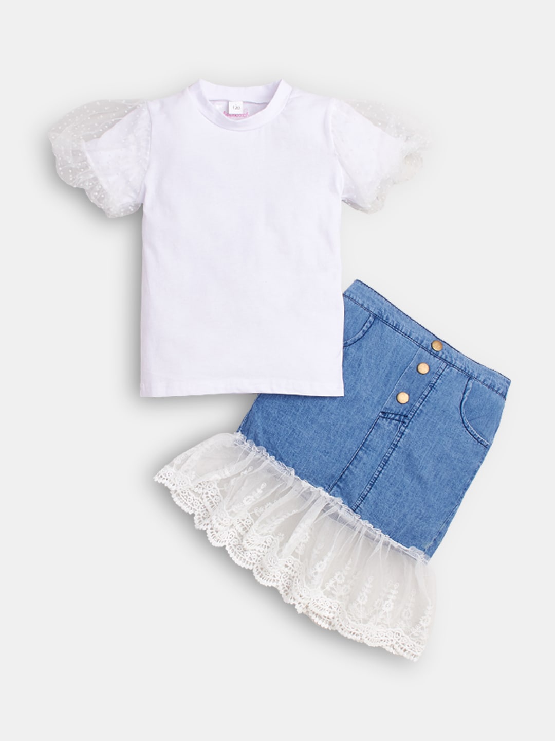 

Hopscotch Girls White Clothing Set