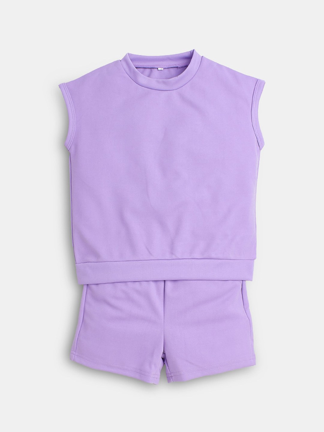 

Hopscotch Girls Purple T-shirt with Shorts Set