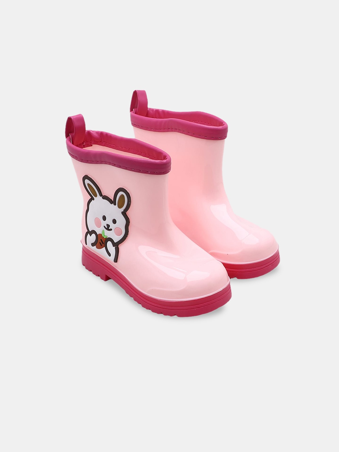 

Hopscotch Girls Pink Animal Printed Rain Boots