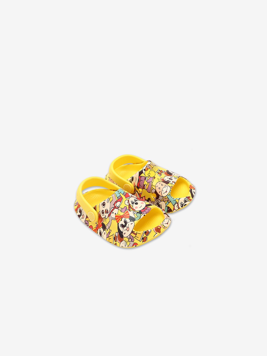 

Hopscotch Unisex Kids Yellow & Red Clogs Sandals