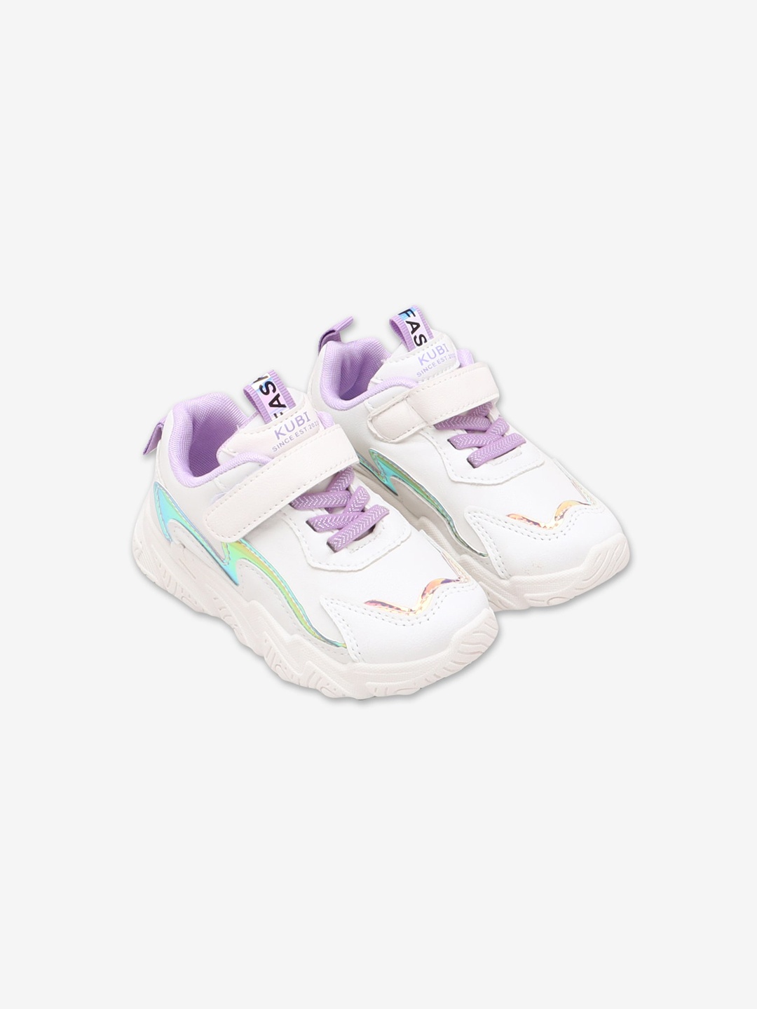 

Hopscotch Girls Woven Design Sneakers, Purple
