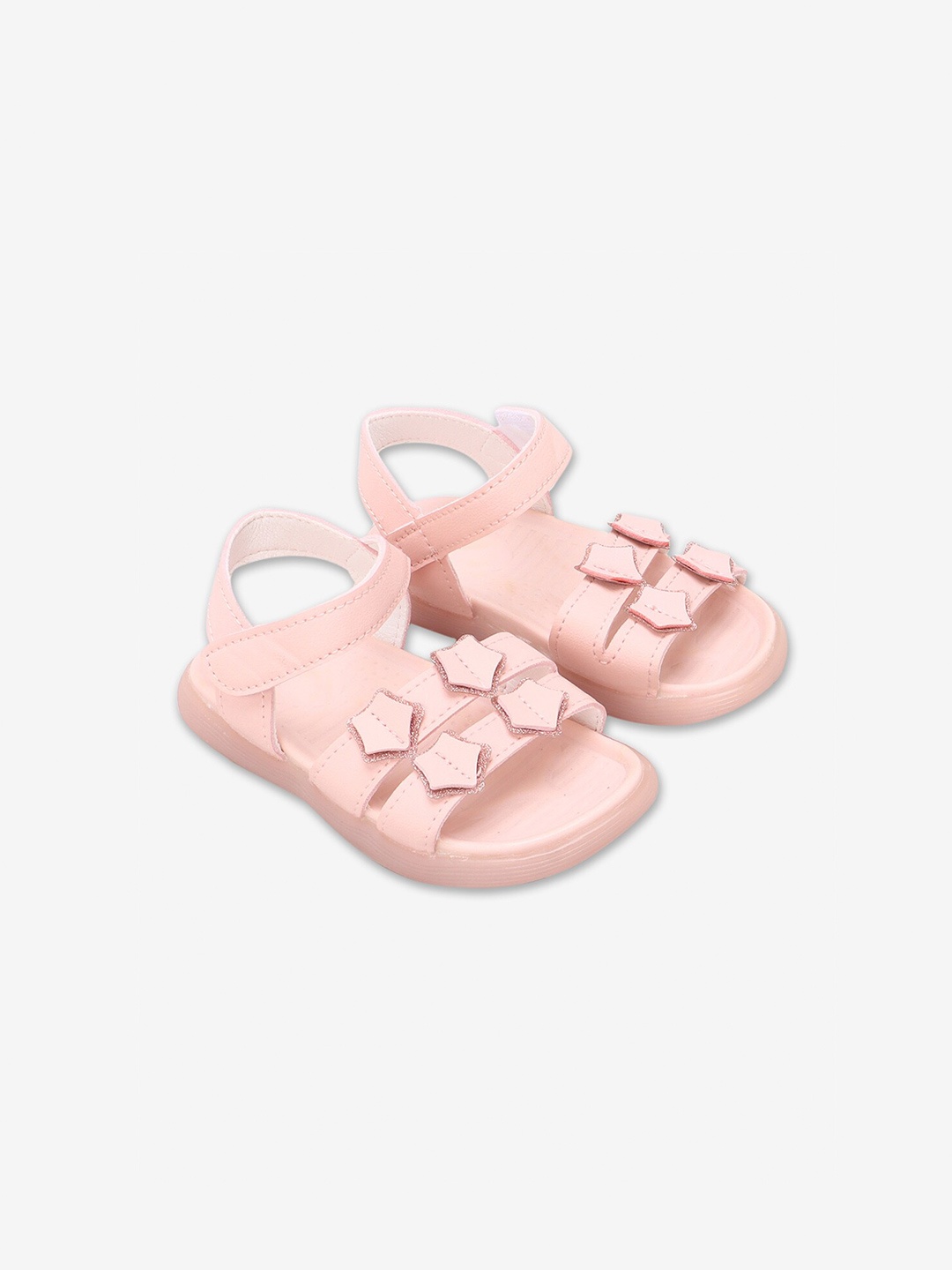 

Hopscotch Girls Pink PU Comfort Applique Star Sandal
