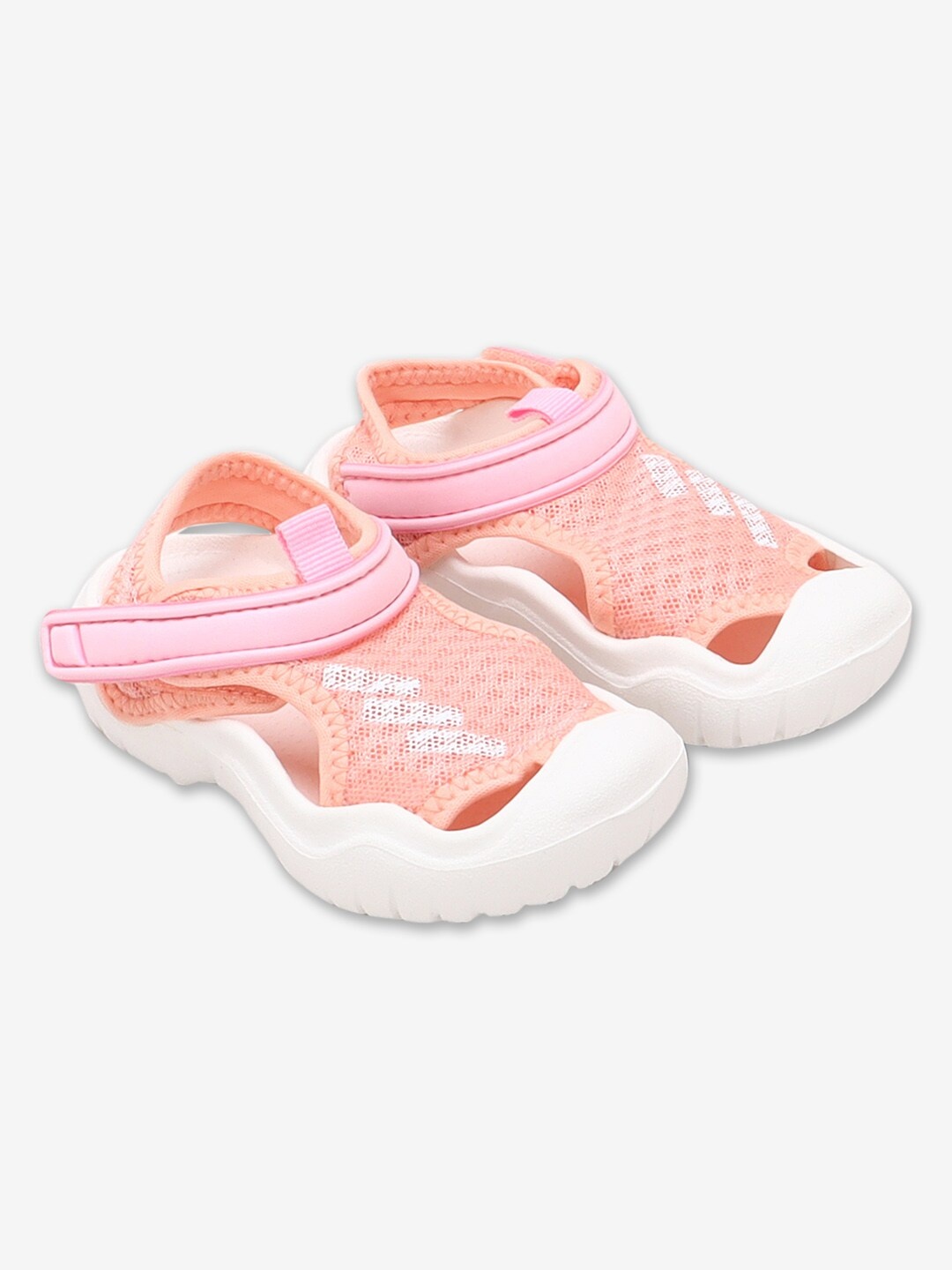 

Hopscotch Girls Orange & White Comfort Sandals