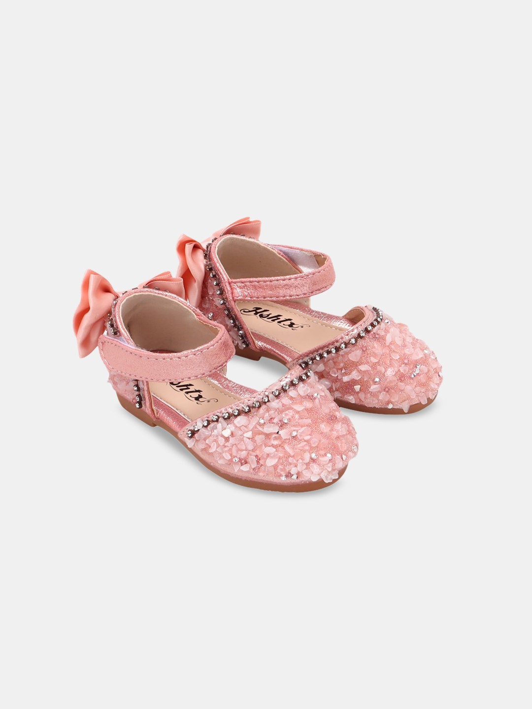 

Hopscotch Girls Pink Embellished Ballerinas Flats