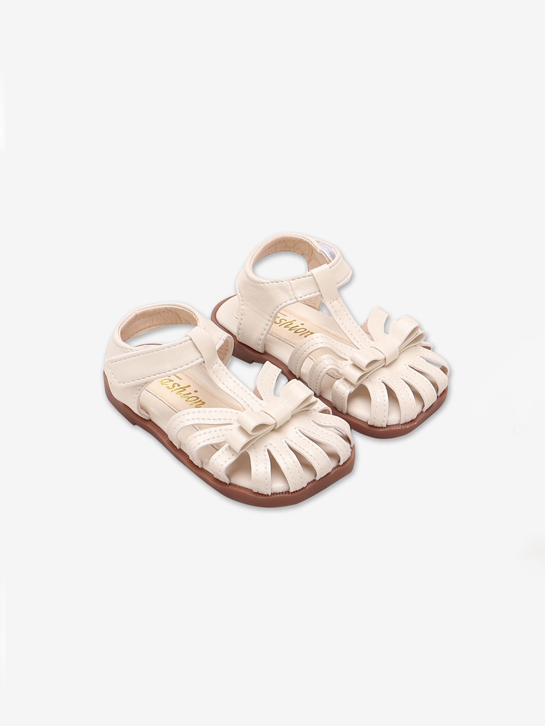 

Hopscotch Girls Beige PU Comfort Sandals