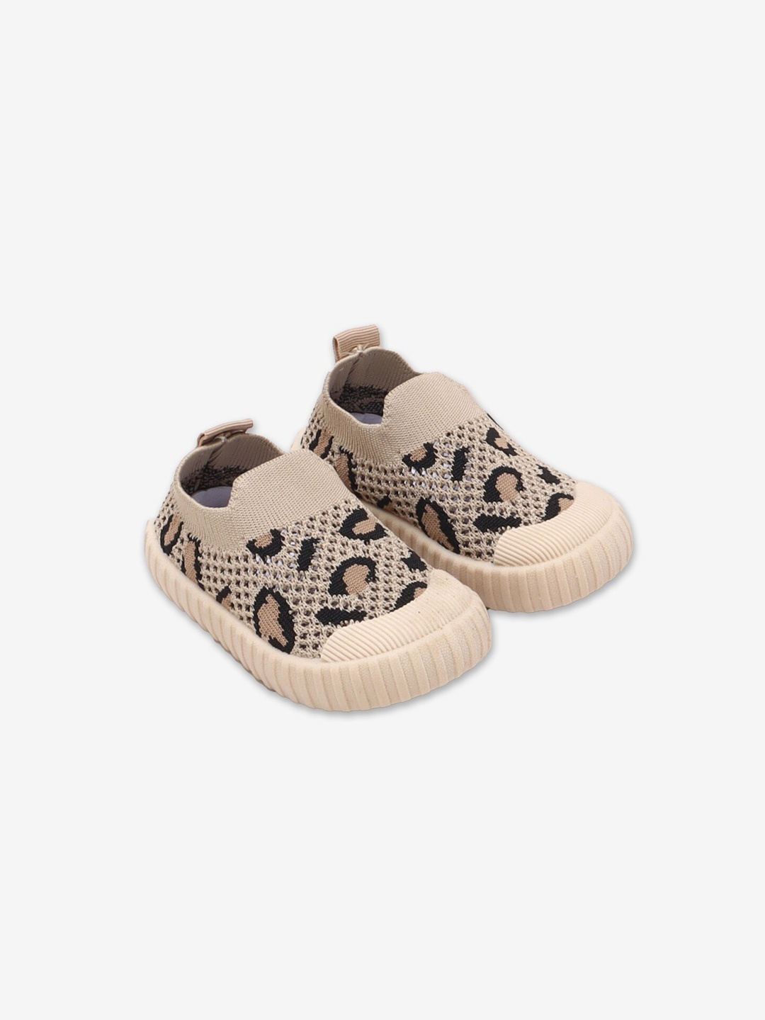 

Hopscotch Unisex Kids Brown Printed Slip On Sneaker