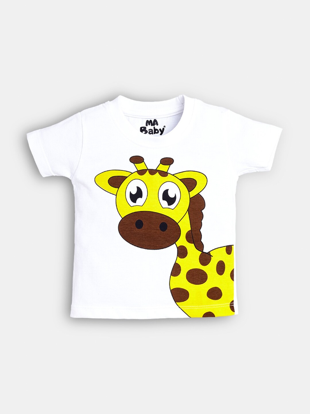 

Hopscotch Boys White Printed T-shirt