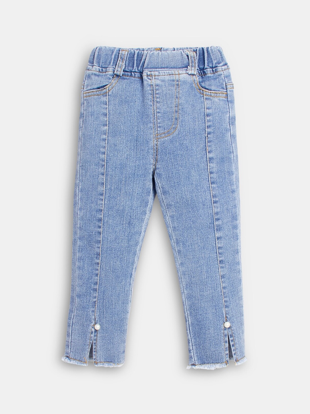 

Hopscotch Girls Blue Skinny Fit Stretchable Jeans