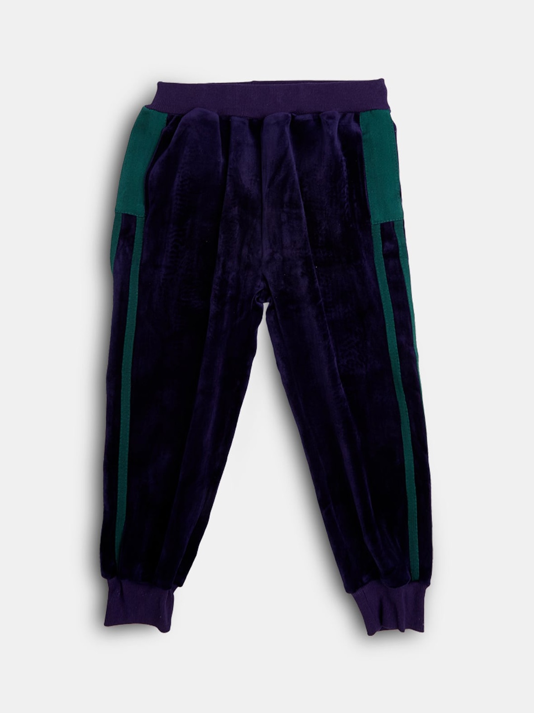 

Hopscotch Boys Navy Blue Solid Joggers