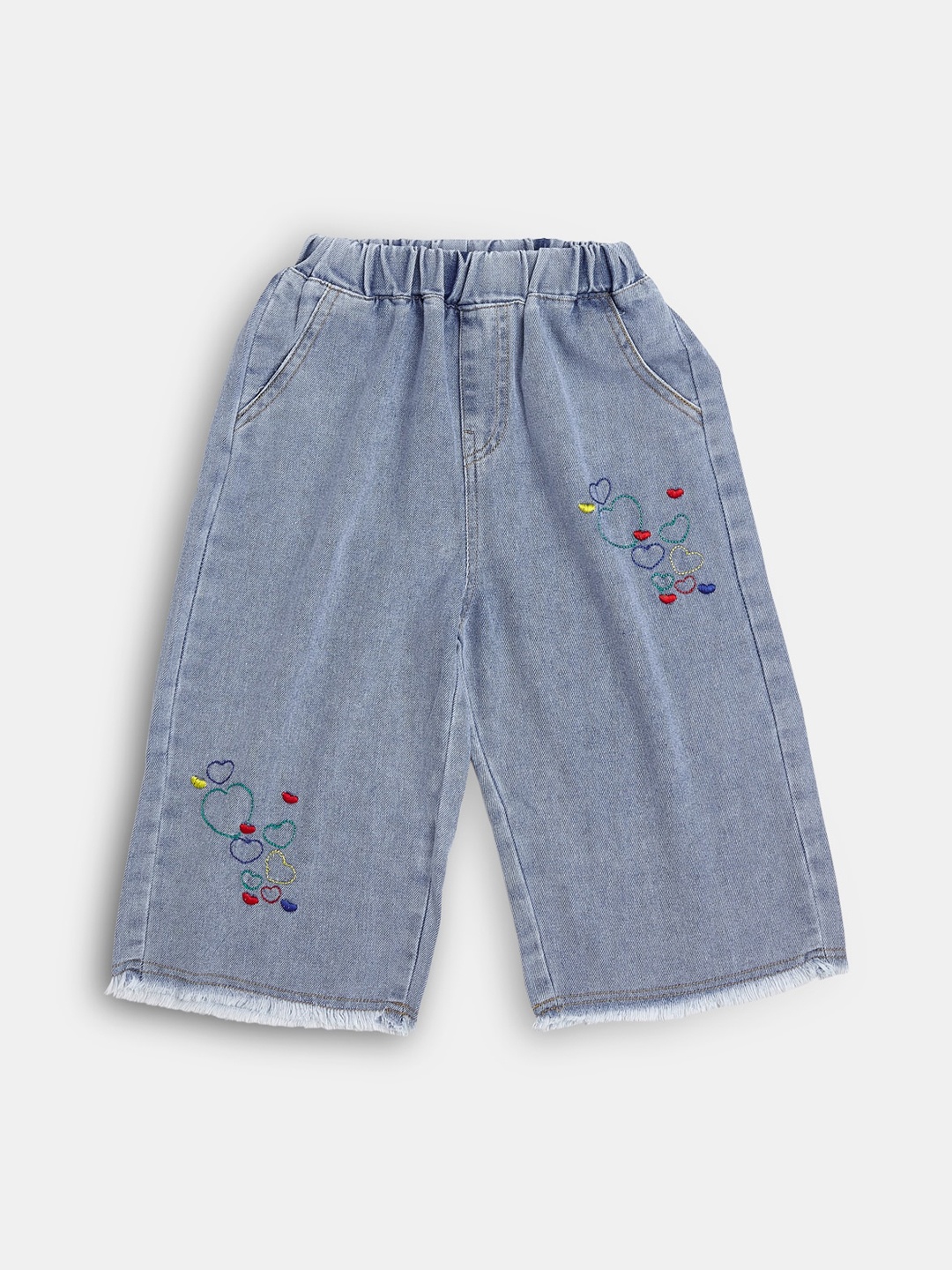 

Hopscotch Girls Blue Stretchable Jeans