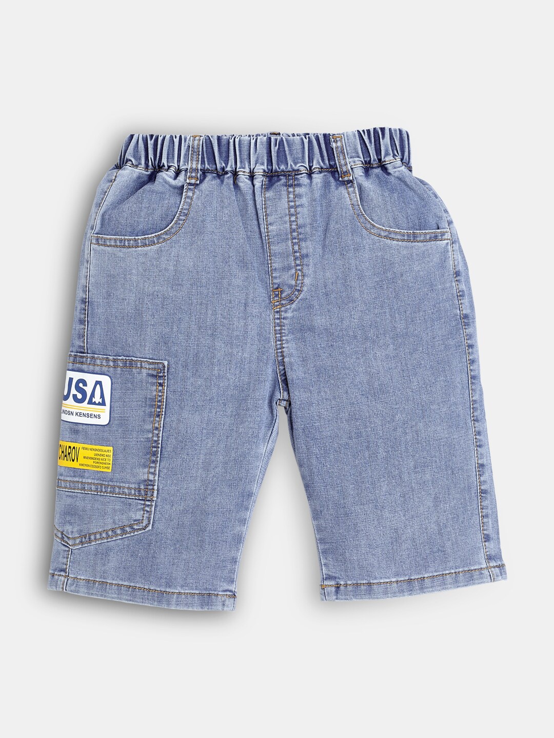 

Hopscotch Boys Blue Denim Shorts