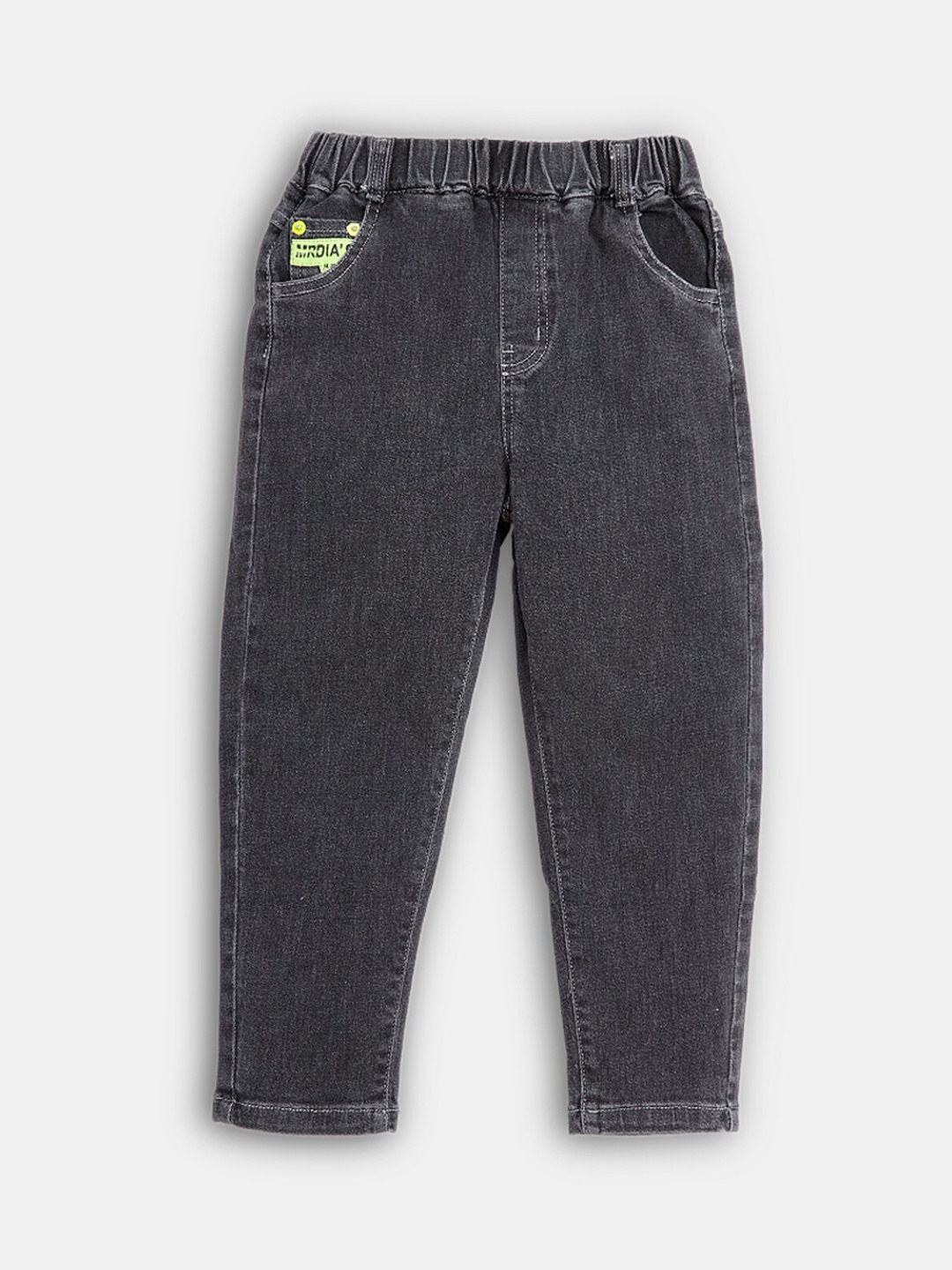 

Hopscotch Boys Black Relaxed Fit Stretchable Jeans