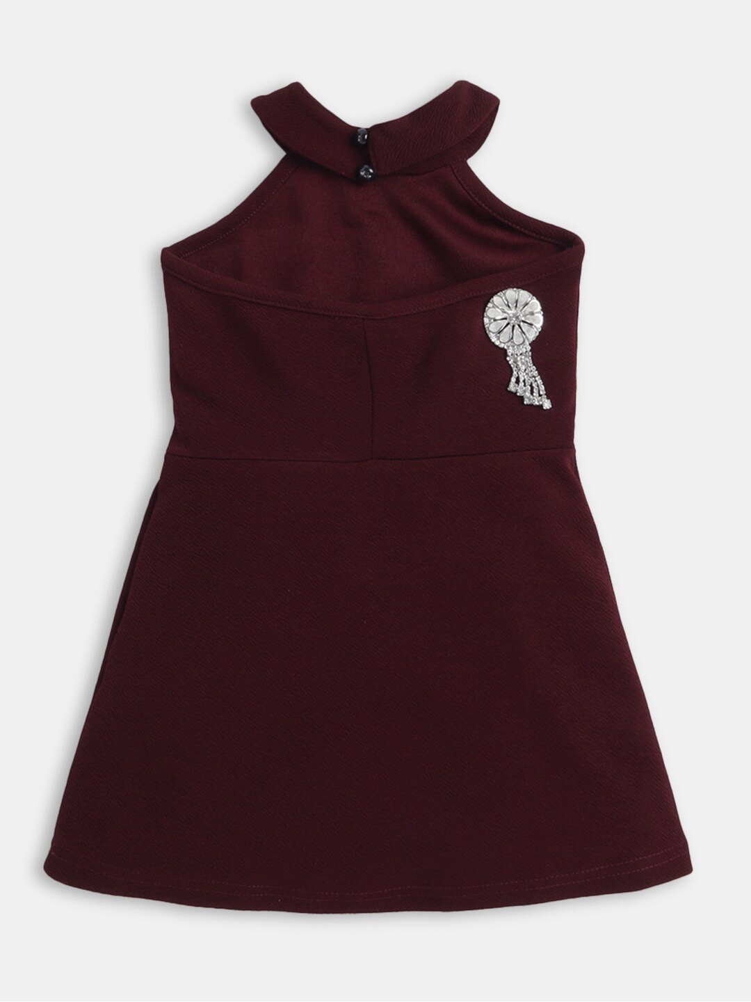 

Hopscotch Girls Burgundy Peplum Dress