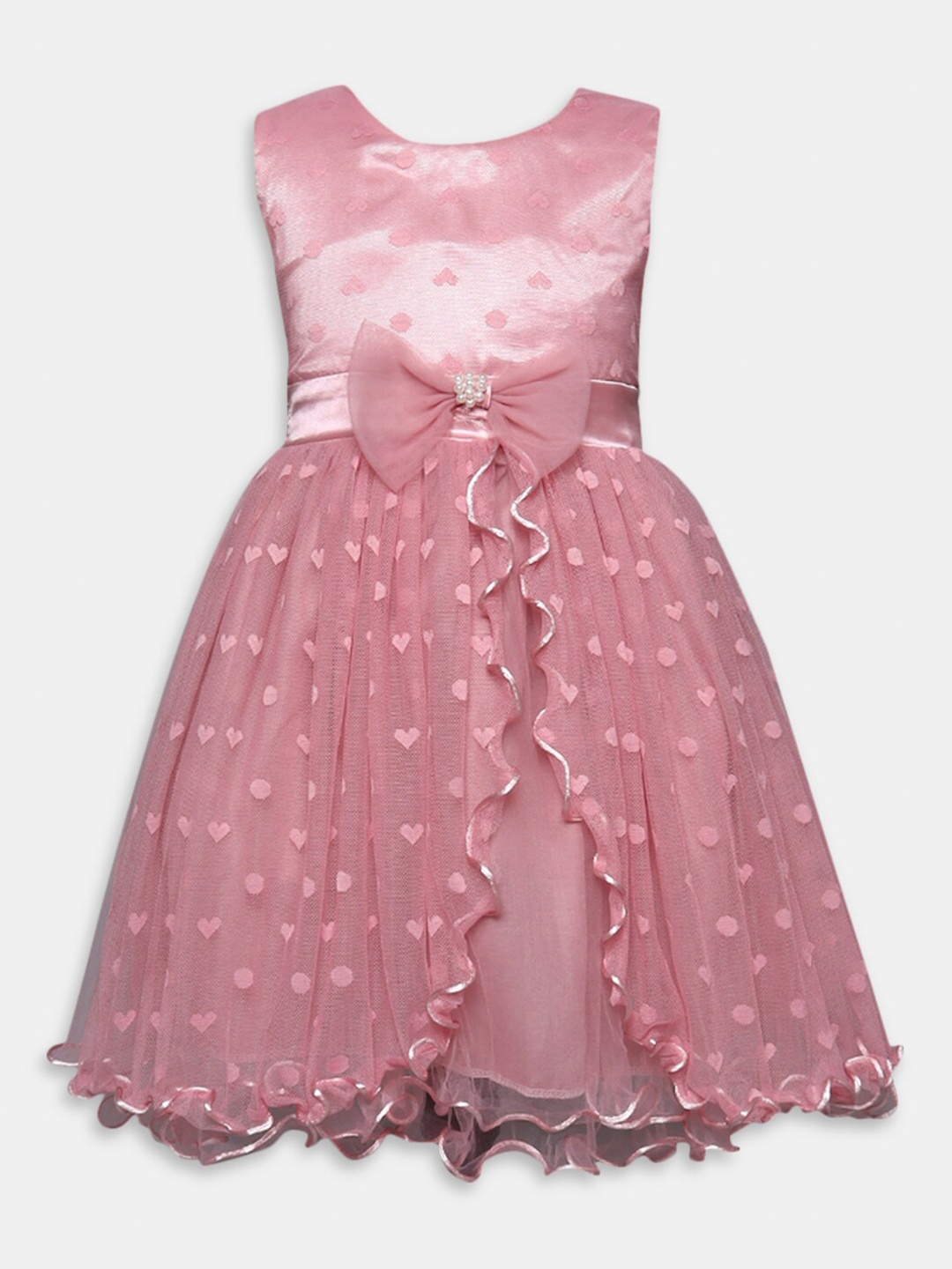 

Hopscotch Pink Fit & Flare Dress