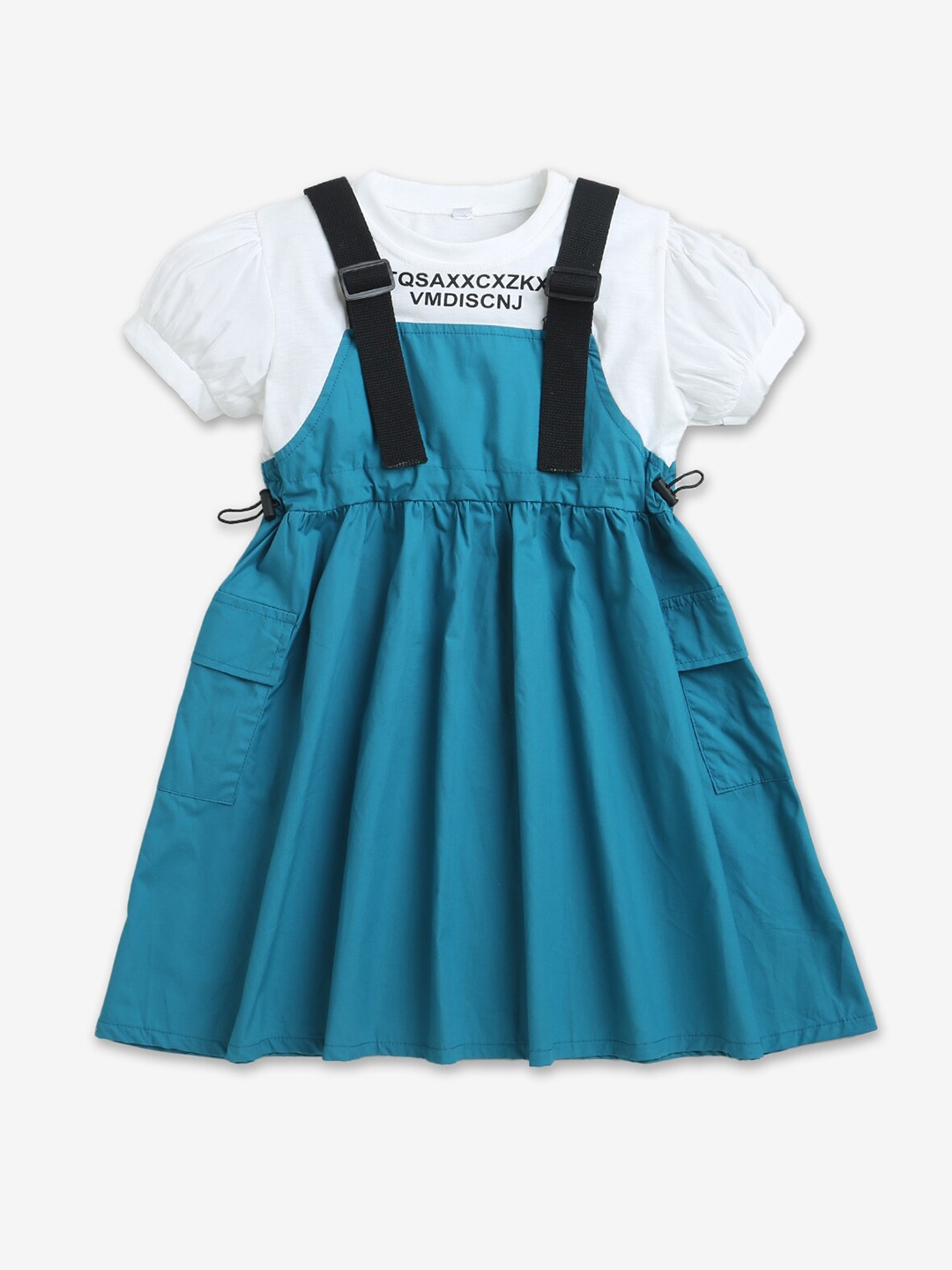 

Hopscotch Girls Blue Casual Dress