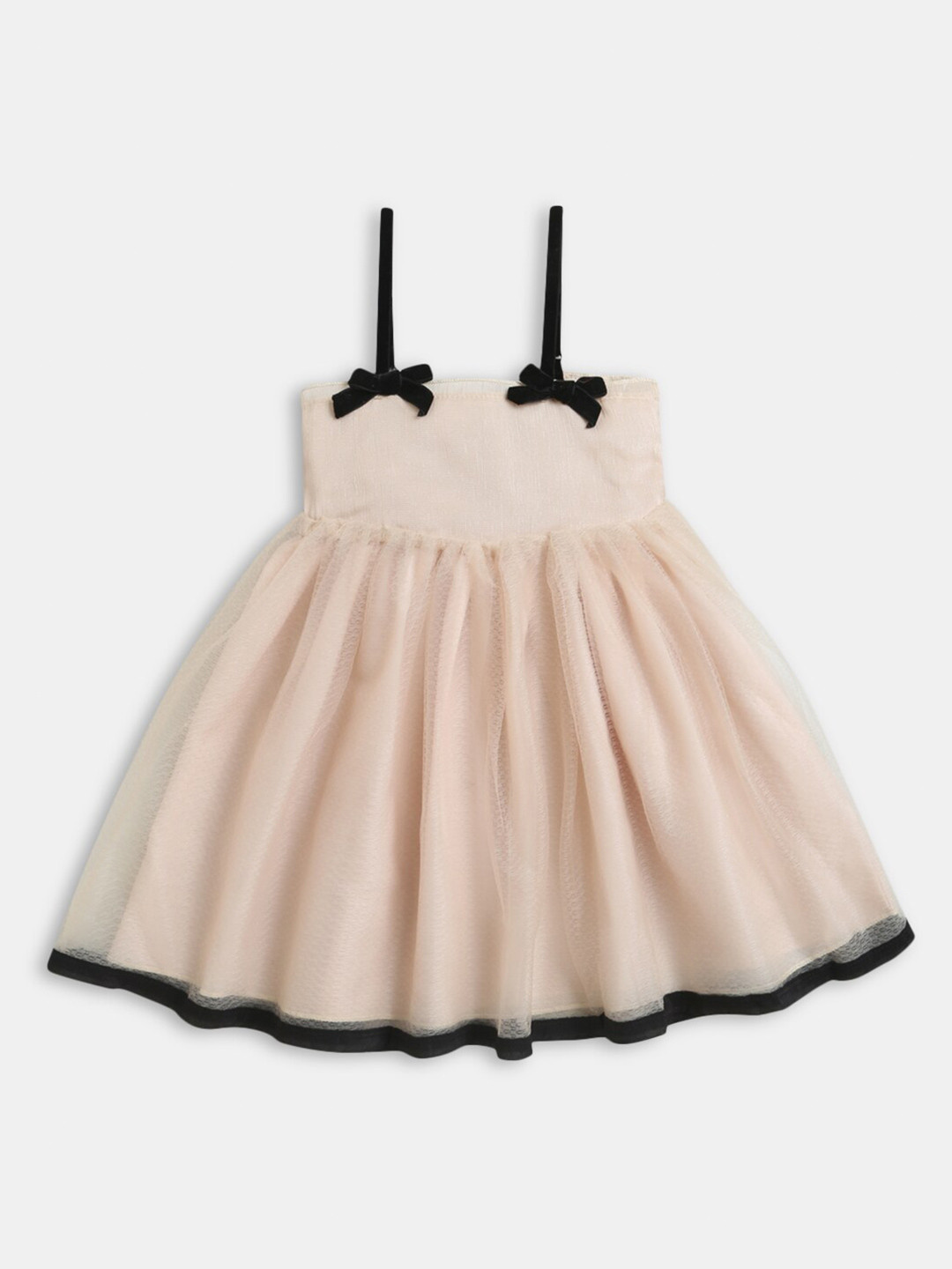 

Hopscotch Girls Peach-Coloured Fit & Flare Dress