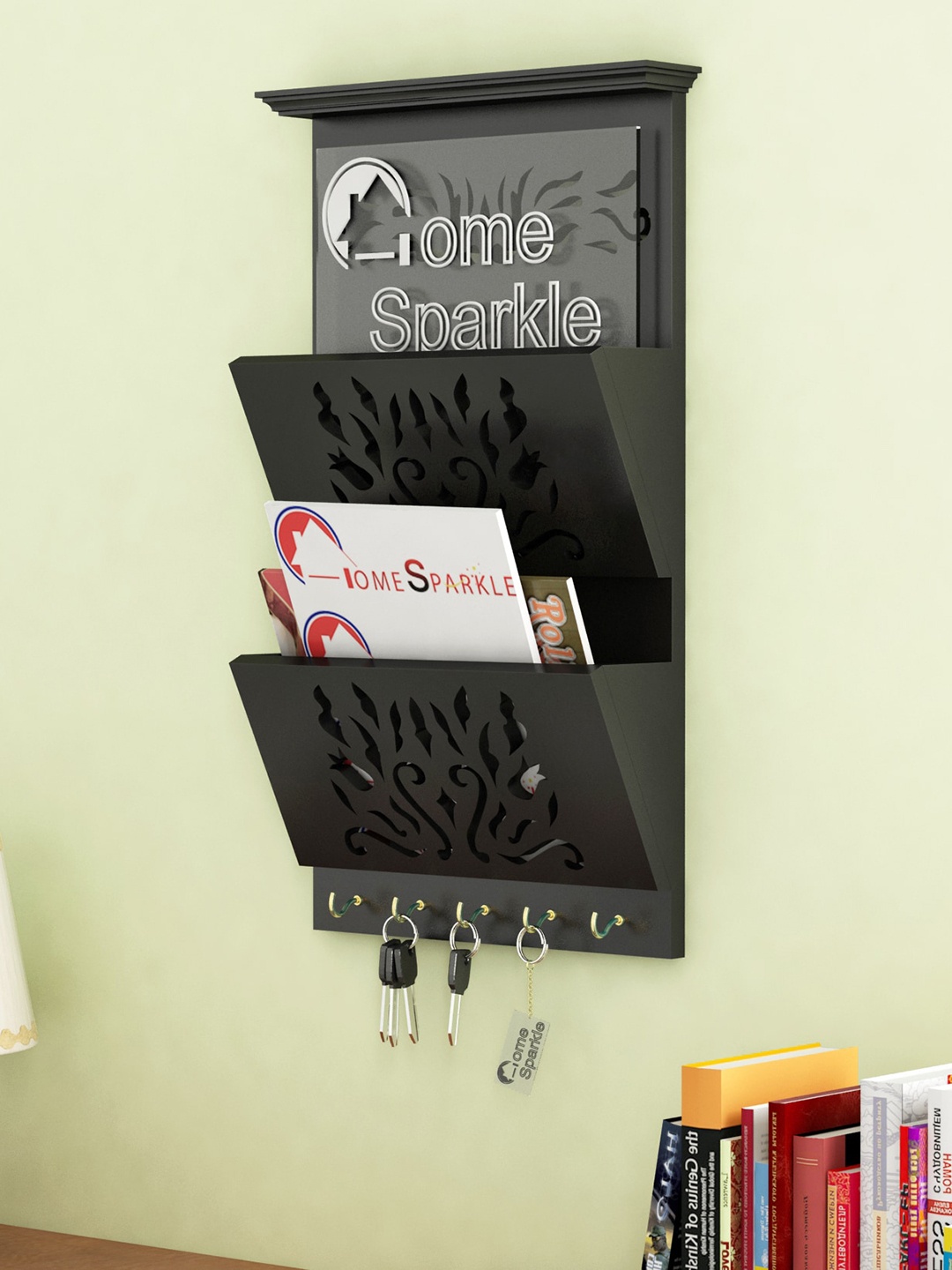 

Home Sparkle Black Solid Key Holders