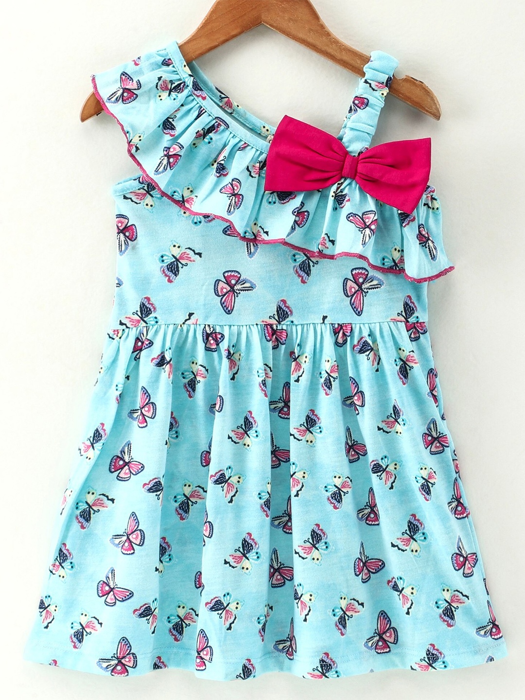 

CrayonFlakes Girls Sea Green A-Line Dress
